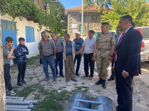 Kaymakamımız Cuma EMEÇ, Köy ziyaretleri kapsamında, Banaz, Hatıplar, Dümenler ve Alaba  Köylerimize ziyarette bulundu